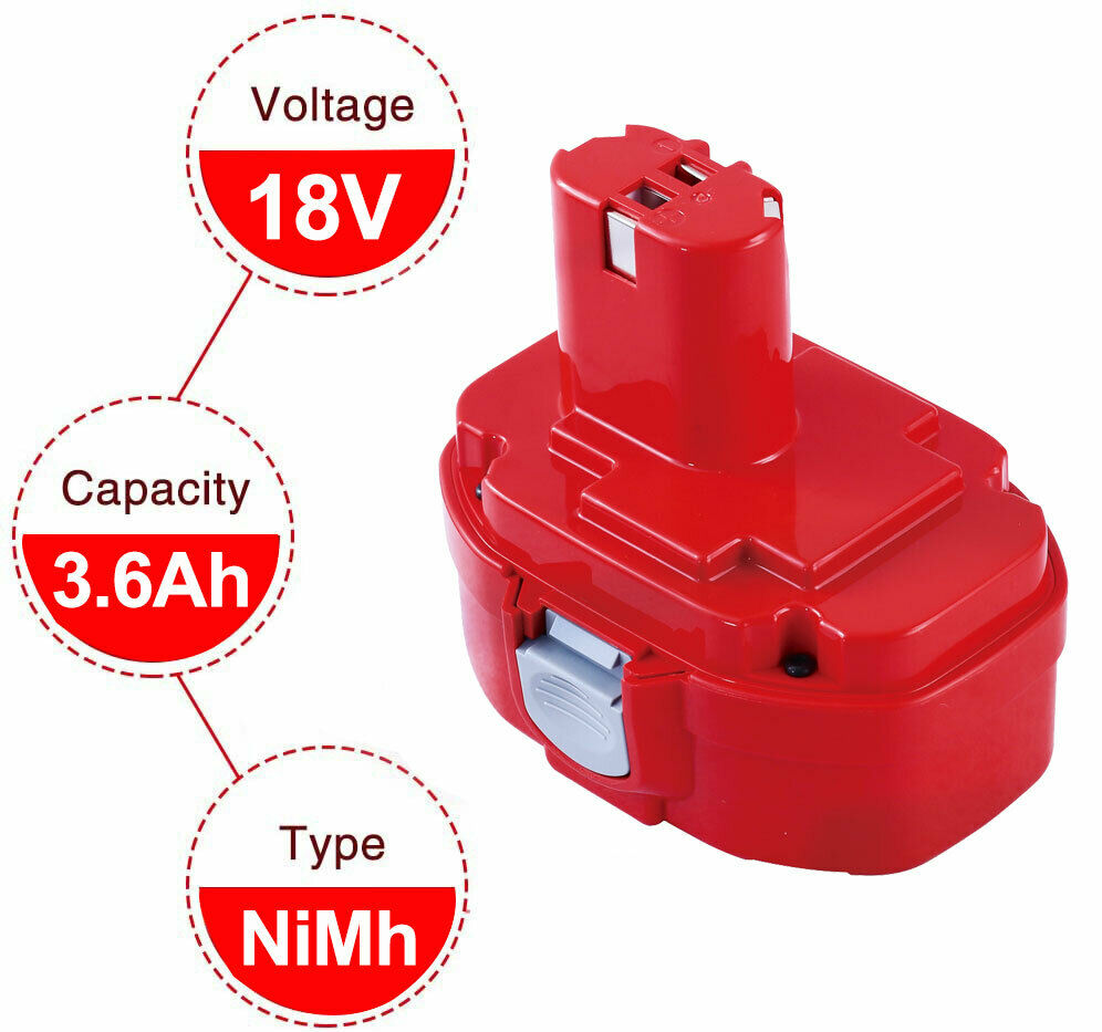 18V Battery for Makita PA18 1834 6343D 6347D JR180D UB181D 18V Battery for Makita PA18 1834 6343D 6347D JR180D UB181D